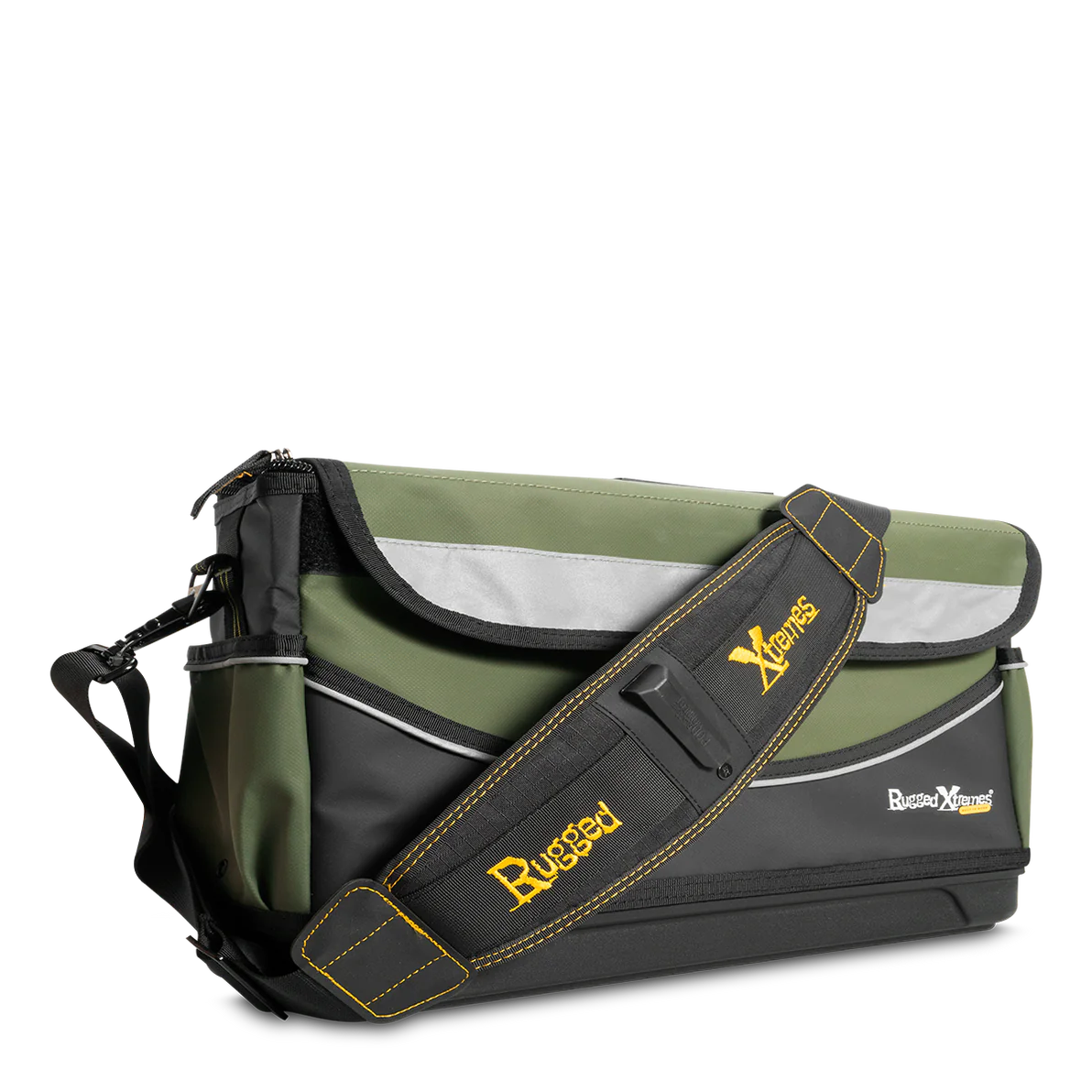 Rugged Xtremes Deluxe PVC Hard Base Tool Bag Large Thorny Devil Access